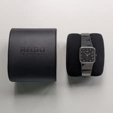 RADO R5 5 JUBILE 8P DIAMOND CERAMIC WATCH BLACK QUARTZ NEW WITH BOX SWISS