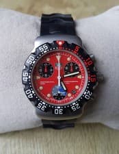 Tag Heuer CA1215  Formula 1 gents Chronograph, Ferrari red dial! Lovely watch.