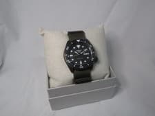 Seiko 5 Sports SRPD91 Automatic Black PVD Diver Style Day Date 4R36 NATO Strap B