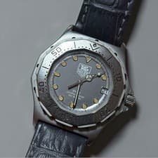 TAG Heuer Professional 3000 Watch 932.206 Vintage Silver Dial