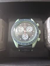 Authentic w/ papers OMEGA x Swatch Mission On Earth Bioceramic Quartz