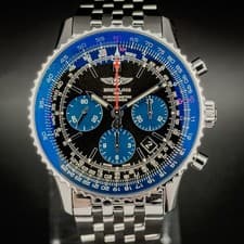 Breitling Navitimer 01 Blue Edition AB012116/BE09 Limited 1000 Bracelet Full Set