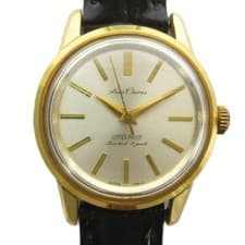 【Watch】SEIKO CHORUS Chorus Wristwatch Hand-wound Leather Strap 21 Jewels