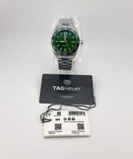 NOS TAG Heuer Formula 1 WAZ1017.BA0842 Green Dial 43mm Men’s Watch