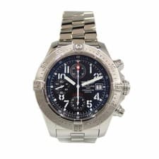 BREITLING Avenger Skyland Automatic A338B61PRS A13380 Black Mens Chronograph SS