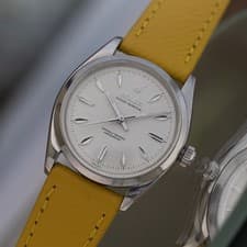 1957 Rolex Oyster Perpetual 6564 Datejust Stainless Steel -Clean White dial!