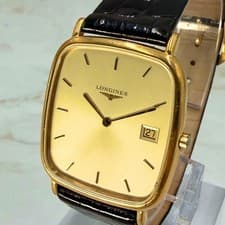 LONGINES Wristwatch Grand Classic Square Quartz Gold Authentic From Japan