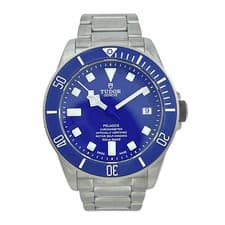 2017 Tudor Pelagos Date Blue Dial Titanium Men's Watch 25600TB - Box/Papers