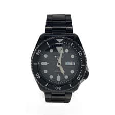 Used SEIKO◆Automatic watch/analog/BLK/BLK/4R36-16V0/×BEAMS//