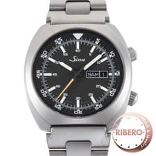 Sinn Pilot Watch 240ST 2017 Stainless Steel Military 3-Hand Used