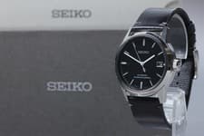 Vtg1995 [MINT] Seiko Spirit 6R15-00B0 Black Date 37mm Automatic Wind Men's Watch