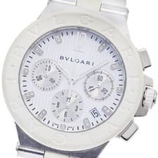BVLGARI Diagono DG40SCH Chronograph with 19 diamonds Automatic Men's_942728