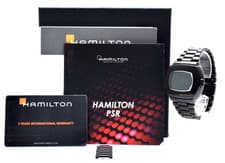 Hamilton PSR H52434130 MTX Digital Quartz Men's Watch Black Limited Edition