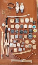 RARE COLLECTION 1970  80S SEIKO SALESMAN SHOP SAMPLE WATCHES  JAMES BOND DIGITAL