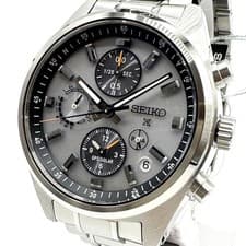 Seiko Prospex SBED009 5X83 GPS Solar GMT Mens Watch Full Set Silver