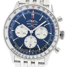BREITLING Navitimer B01 Chronograph 46 AB0137 Navy Dial Automatic Men's_937516