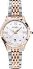 Balmain Lady R Bicolor Steel Pink PVD Swiss Quartz White Stainless B43183182U
