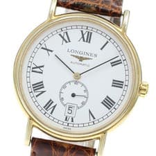 LONGINES L4.805.2 Présence Date Small Seconds Men's Watch From Japan G0418