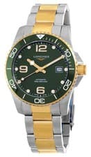 Longines HydroConquest Automatic Steel & Gold PVD Diver Mens Watch L3.782.3.06.7