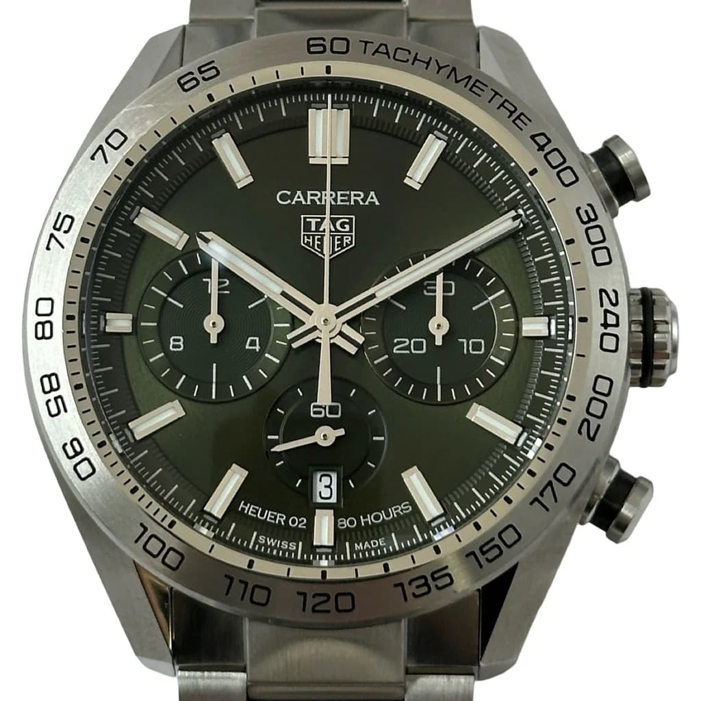 TAG HEUER Carrera Calibre Heuer 02 Sports Chronograph CBN2A10.BA0643 #OK1166