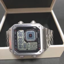 SEIKO DigiBorg G757-5010 Silver Wave, working condition @A