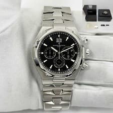 2007 Vacheron Constantin Overseas Chronograph 49150/B01A 42MM Black Ss Box Paper