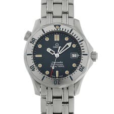 Omega OMEGA Seamaster 300 Mid Size 2562.80 Blue Unisex Watch Quartz Used