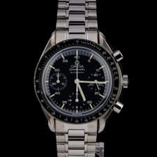 Serviced OMEGA Speedmaster Reduced 3510.50 Black Steel Automatic 39mm Men Watch