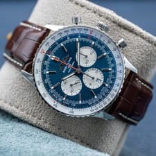 Breitling Navitimer Chronograph Blue Dial 46mm 2025 Box Papers