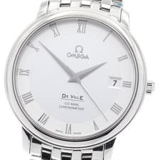 OMEGA De Ville Prestige 4574.31 Coaxial Silver Dial Automatic Men's Watch_952796