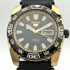 Seiko 5 Sports Automatic Watch 41mm Rubber Mens 4R36 00B0 wrist 22cm