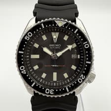 Seiko Diver 7002 7000 Watch 42mm Automatic Black Dial Vintage Working Rare