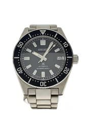 Seiko Automatic Watch Analog Stainless Steel Black Used