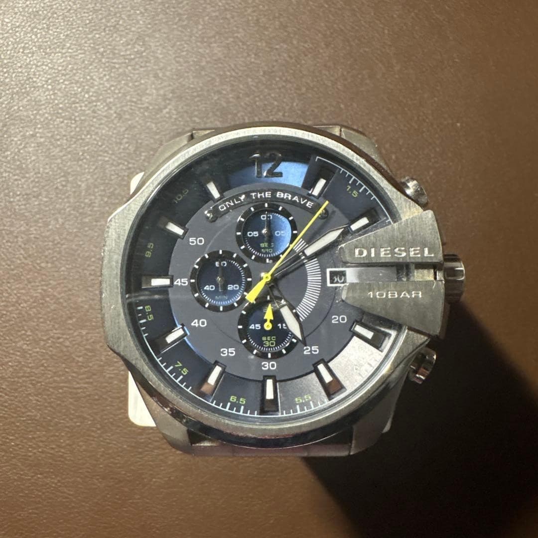 DIESEL Only The Brave Watch 10ATM Waterproof Steel Band Key Colors