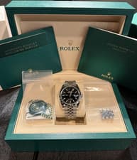 Rolex Datejust 36 Ref. 126234 Black Dial – Fluted  – Jubilee – Full Set – 2026