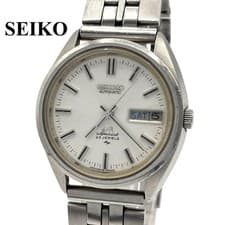 SEIKO Lord Matic Special Automatic Day-Date Watch Silver Dial - 1.2in