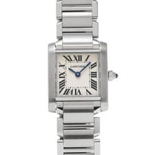CARTIER Tank Francaise SM W51008Q3 Silver WATCH 722842