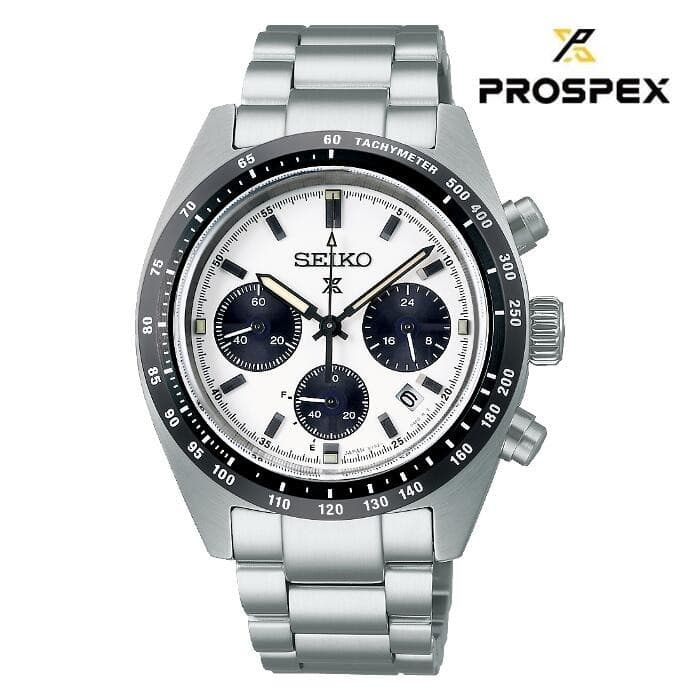 Seiko Watch Prospex SPEEDTIMER Solar Chronograph SBDL085 Mens Silver