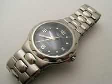 Longines L1 631 4 Watch Conquest Blue Dial Full Classic Used Authentic