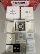 OMEGA X SWATCH 1965 SpeedMaster Moonswatch Brand New With Receipt