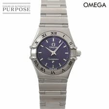 Omega Constellation 1562 40 Ladies Watch Quartz Stainless Steel Gray Used