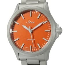 Sinn 556 CR Carnelian Red Limited Edition (only 400) on H-Link Bracelet 38.5mm