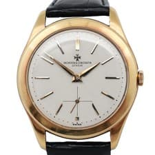 Vintage Vacheron Constantin 4600 Classic 36mm 18K Yellow Gold Cream Dial Watch