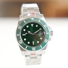 PARNIS Men's Automatic Watch 40mm NH35 Japan Movement, Stainless Steel, New From