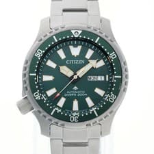 CITIZEN PROMASTER NY0099-81X 8203-R012053 GREEN AUTOMATIC Item NO. Used TOMI-0