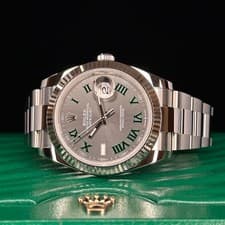 Rolex Datejust 41 Wimbledon 126334 2024 Unworn Full Set Oyster