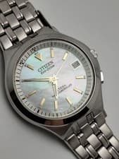CITIZEN ATTESA H110-T010903 White Dial Eco-Drive Men's Watch Used Working #24