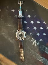 JAEGER LECOULTRE MASTER COMPRESSOR MEMOVOX ALARM WATCH -41.5mm- BOX/PAPERS-