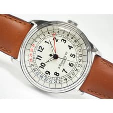 DUNHILL A-Centric Pointer Date 8055 DCX400BL Automatic 40mm White Dial Watch