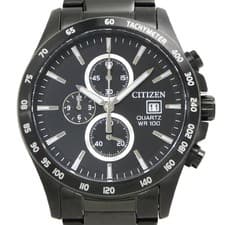 CITIZEN Chronograph AN3645-51E Men’s Quartz Watch Stainless Steel Used